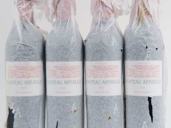 4 BOUTEILLES CHÂTEAU ARNAULD CB HAUT MEDOC - 2014