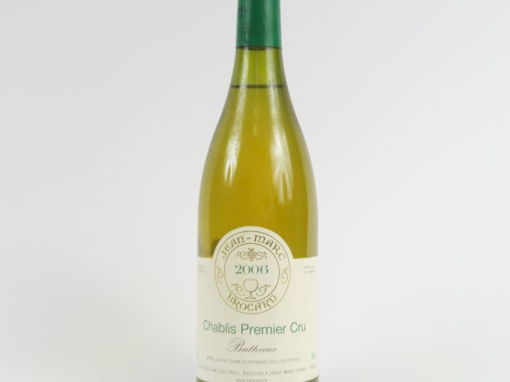 1 BOUTEILLE CHABLIS 1er CRU 'BUTTEAUX' J.M. BROCARD - 2006