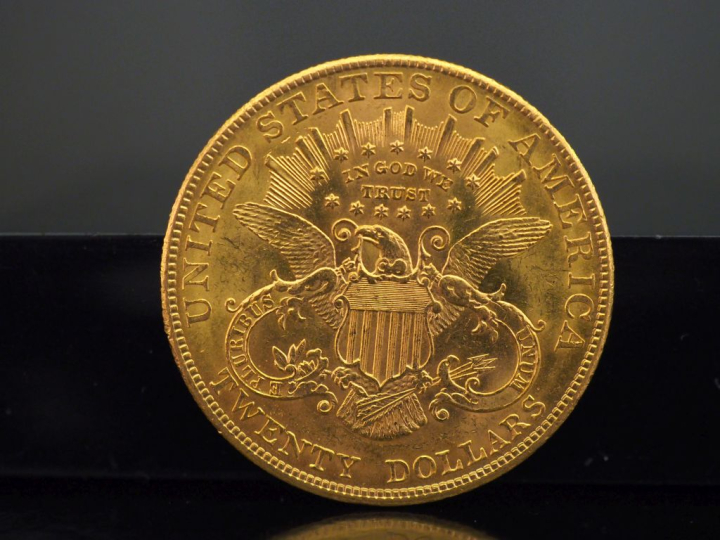 Pièce de 20 Dollars or, 1907. FRAIS ACHETEURS 5% TTC.   