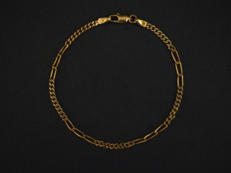 Vente aux enchères Bracelet souple en or jaune 750, maille fantaisie.  Long. 20,5 cm Poid