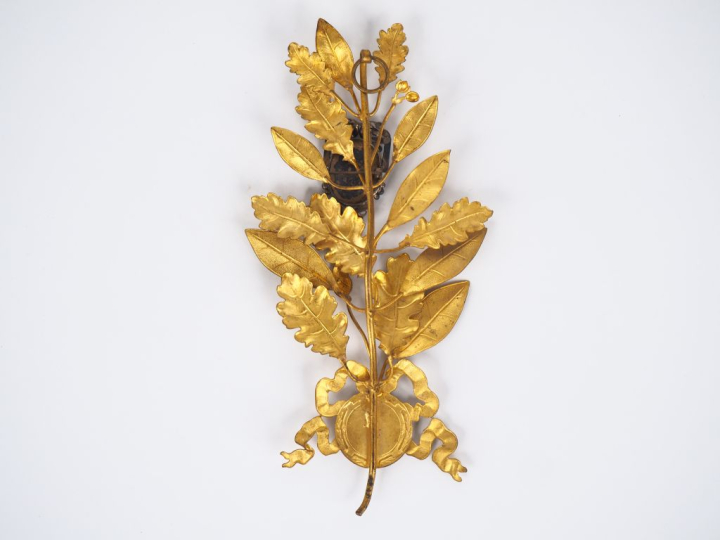 Palme de récompense en métal doré du concours de Verdun juillet 1928. 