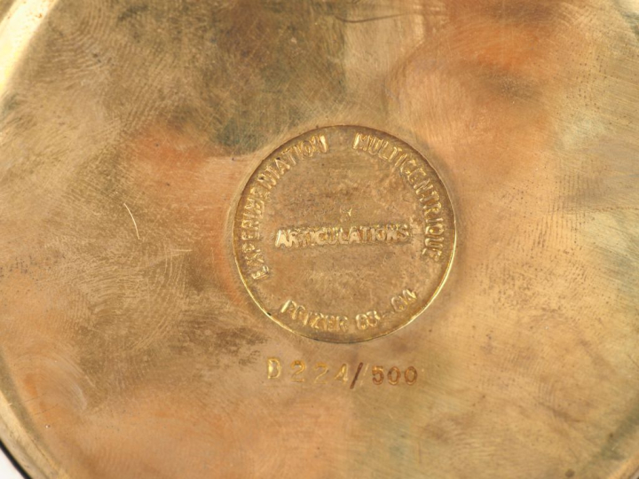 IGOR MITORAJ. "Articulations". Médaille en bronze signée et numérotée 