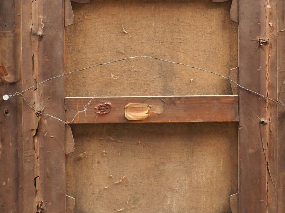 Virginie DEMONT-BRETON « Jeune fille dans la prairie »  Huile sur toil