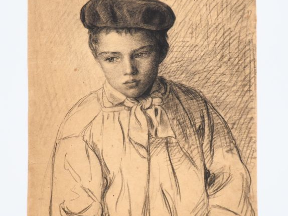 Virginie DEMONT-BRETON. "Laumie, fils de Jeanne Calver".  Dessin, sign