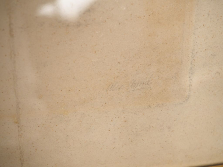 ALIX AYME.  "la jeune indochinoise" Lithographie signée en bas à droit