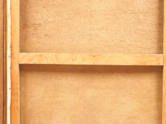 Pierre BOUDIN.  "La bouteille de Chianti".  Huile sur toile, signée en