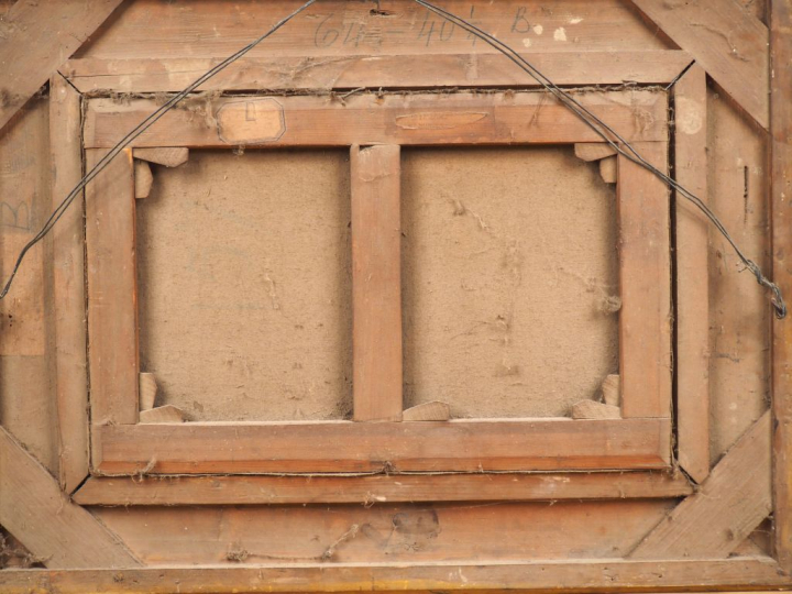 A. CHABANIAN.  "La mer" Huile sur toile, signée en bas à droite. Dim. 