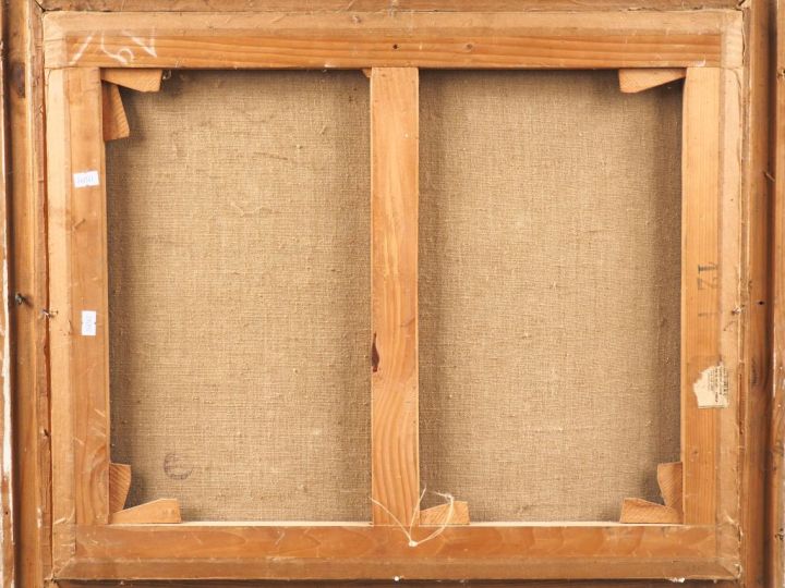 DEMEURISSE.  "Bouquet d'anémones".  Huile sur toile, signée en bas à g