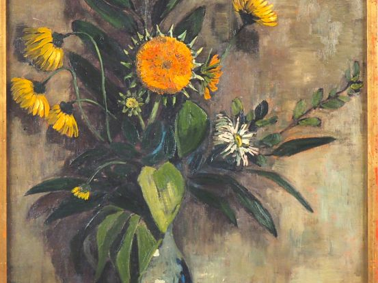 SEGUELA.  "le soleil" Huile sur toile, signée en bas à droite et datée