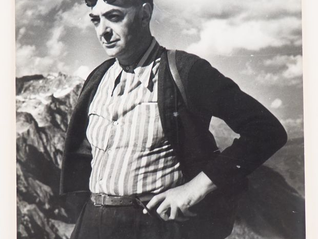BRASSAÏ (Gyula Halasz, dit) 1899-1984. Autoportrait à la montagne, ca.