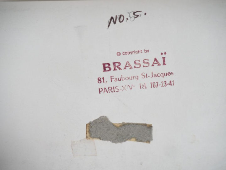 BRASSAÏ (Gyula Halasz, dit) 1899-1984. Autoportrait à la montagne, ca.