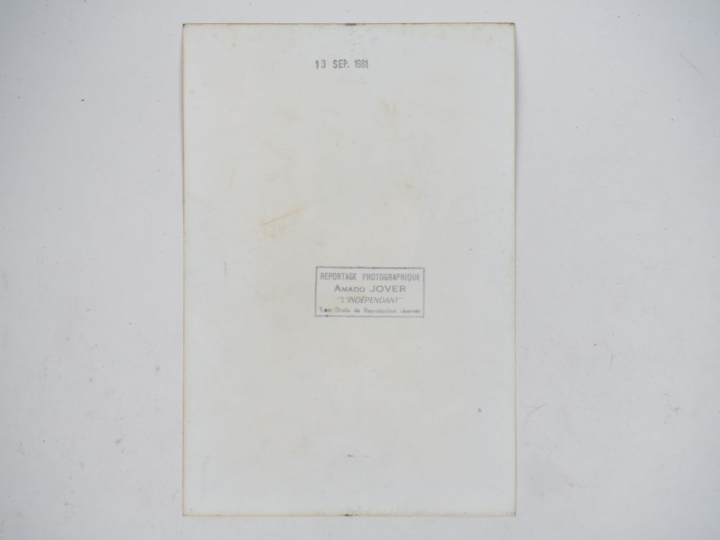 AMADO JOVER 1938-2016 Portrait de Brassaï, 1981. Photographie. Tirage 