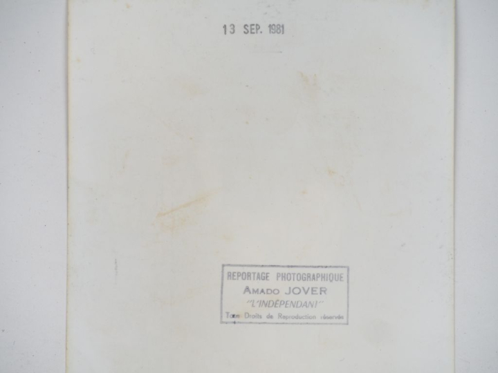 AMADO JOVER 1938-2016 Portrait de Brassaï, 1981. Photographie. Tirage 