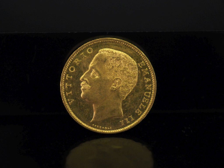 Vente aux enchères Pièce de 20 Lire or, Vittorio Emanuele III, 1905. FRAIS ACHETEURS 10% 
