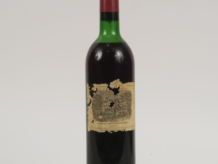 1 BOUTEILLE CHÂTEAU LAFITE ROTHSCHILD 1er GCC PAUILLAC - 1967 - HEP-ME