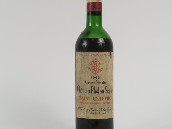 1 BOUTEILLE CHÂTEAU PHELAN SEGUR ST ESTEPHE - 1969 - BEP/EA