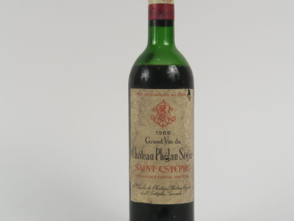 Vente aux enchères 1 BOUTEILLE CHÂTEAU PHELAN SEGUR ST ESTEPHE - 1969 - BEP/EA
