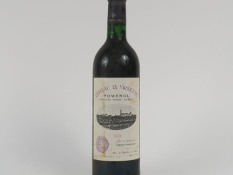 Vente aux enchères 1 BOUTEILLE CHÂTEAU LA VIOLETTE POMEROL - 1979 - BG/BS