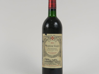 Vente aux enchères 1 BOUTEILLE CHÂTEAU GAZIN POMEROL - 1985 - LB/ETLA