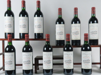 Vente aux enchères 11 BOUTEILLES CHÂTEAU LA TOUR DE BY 'CUVÉE PRESTIGE' CB MEDOC - 1986 -