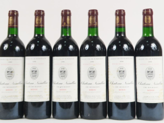 Vente aux enchères 6 BOUTEILLES CHÂTEAU NOAILLAC CB MEDOC - 1990 - BG