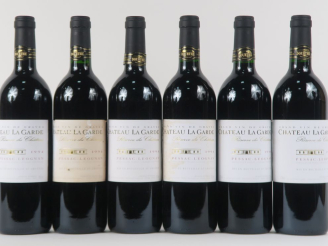 Vente aux enchères 6 BOUTEILLES CHÂTEAU LA GARDE GRAVES - 1994 - 2 ELT