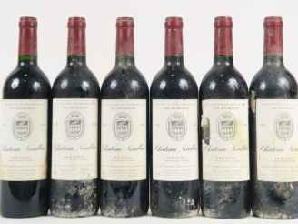 Vente aux enchères 6 BOUTEILLES CHÂTEAU NOAILLAC CB MEDOC - 1996 - BG/BLS