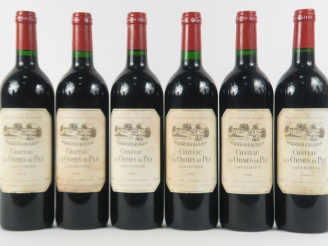 Vente aux enchères 6 BOUTEILLES CHÂTEAU LES ORMES DE PEZ ST ESTEPHE - 1996 - 1 ELT