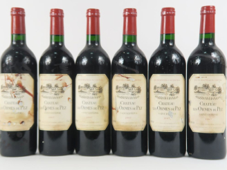 Vente aux enchères 6 BOUTEILLES CHÂTEAU LES ORMES DE PEZ ST ESTEPHE - 1997 - ET/EA
