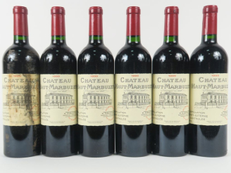 Vente aux enchères 6 BOUTEILLES CHÂTEAU HAUT MARBUZET ST ESTEPHE - 1999 - 1 ET/EA