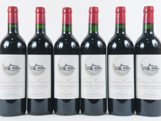 Vente aux enchères 6 BOUTEILLES CHÂTEAU CRUZEAU GC ST EMILION - 2000
