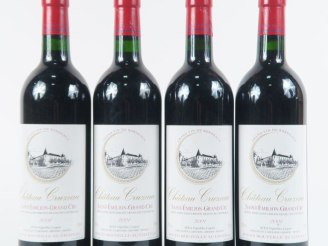 Vente aux enchères 4 BOUTEILLES CHÂTEAU CRUZEAU GC ST EMILION - 2001