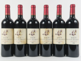 Vente aux enchères 6 BOUTEILLES YON SAINT MARTIN ST ÉMILION - 2005 - ELA