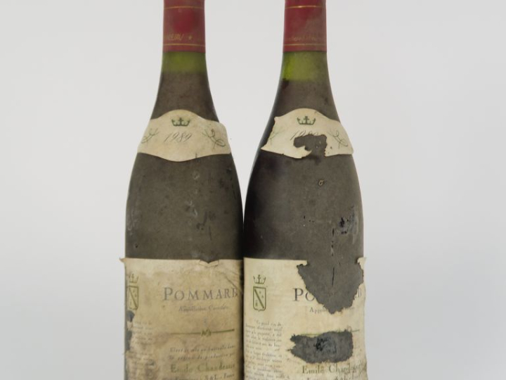 2 BOUTEILLES POMMARD E. CHANDESAIS - 1989 - BS/1 PRÉSUMÉE