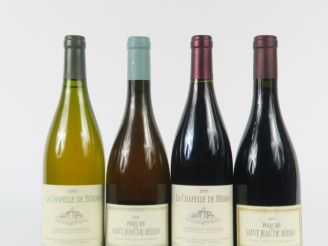 Vente aux enchères 4 BOUTEILLES LE PRIEURÉ DE ST JEAN DE BEBIAN : 2 LA CHAPELLE DE BEBIAN