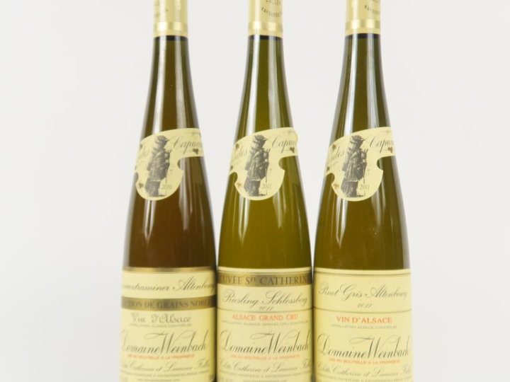 3 BOUTEILLES DOMAINE WEINBACH 'CLOS DES CAPUCINS' : 1 RIESLING SCHLOSS