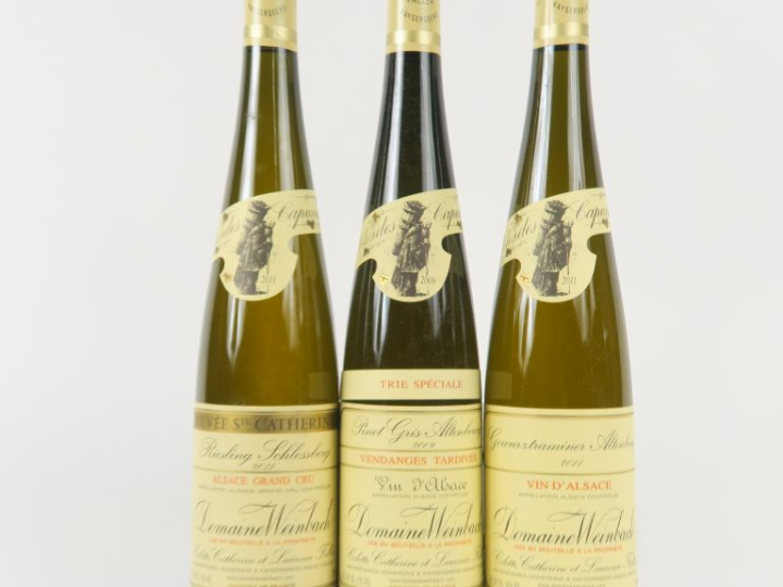 3 BOUTEILLES DOMAINE WEINBACH 'CLOS DES CAPUCINS' : 1 RIESLING SCHLOSS