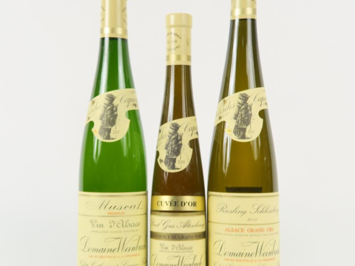 3 BOUTEILLES DOMAINE WEINBACH 'CLOS DES CAPUCINS' : 1 RIESLING SCHLOSS