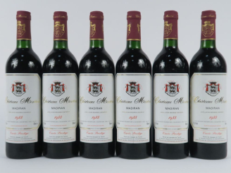 Vente aux enchères 6 BOUTEILLES CHÂTEAU MONTUS 'CUVÉE PRESTIGE' MADIRAN - 1988