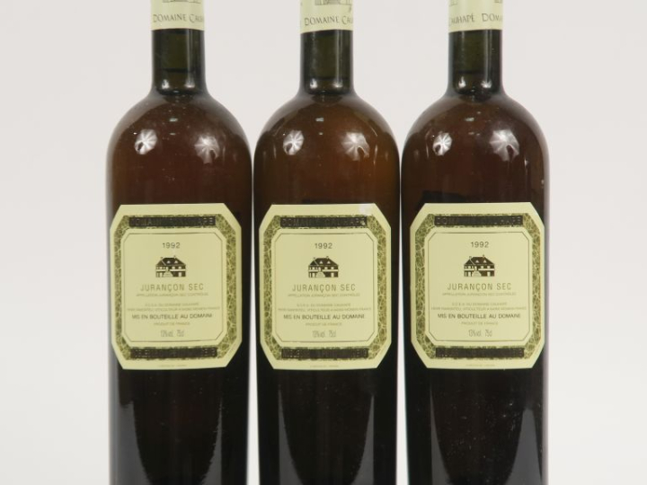 3 BOUTEILLES DOMAINE CAUHAPÉ 'NOBLESSE DU PETIT MANSENG' - 1992