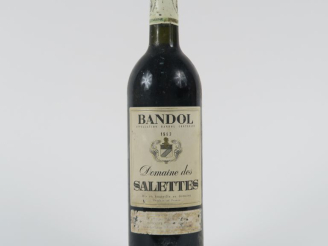 Vente aux enchères 1 BOUTEILLE DOMAINE DES SALETTES BANDOL - 1993