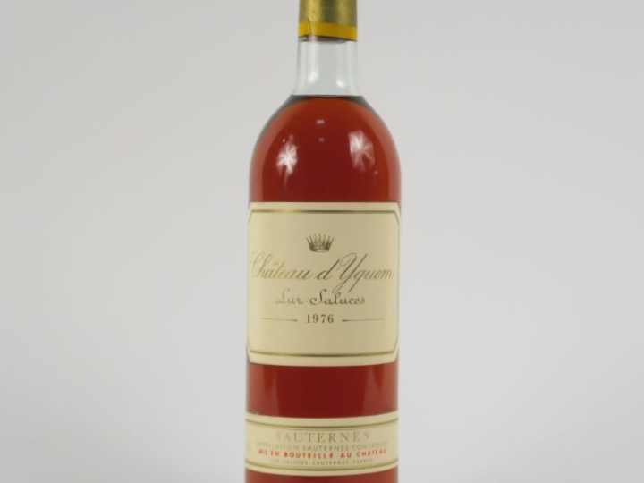 1 BOUTEILLE CHÂTEAU D'YQUEM 1er CCS SAUTERNES - 1976 - BG-LB