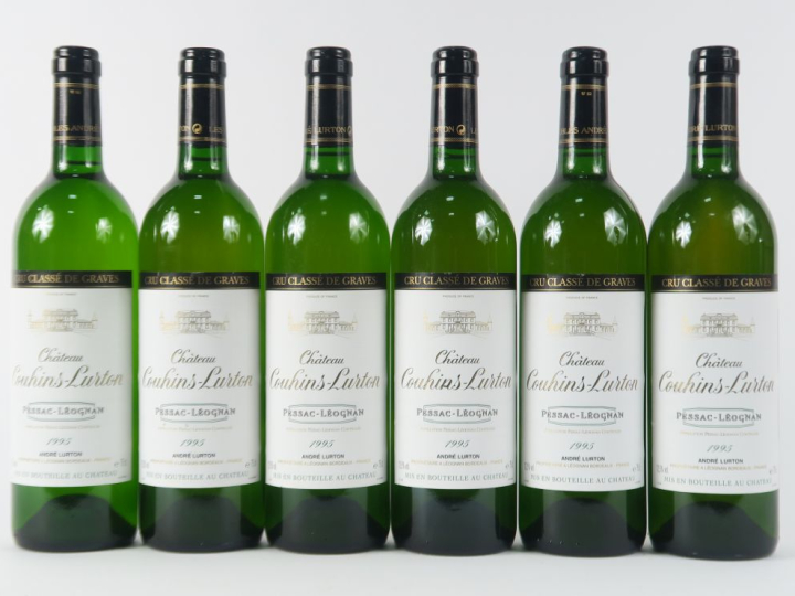 6 BOUTEILLES CHÂTEAU COUHINS LURTON CC GRAVES - 1995