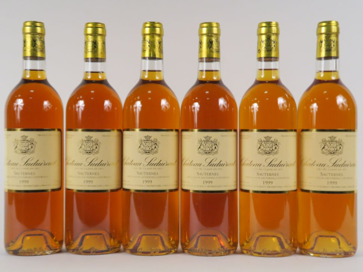 6 BOUTEILLES CHÂTEAU SUDUIRAUT 1er CC SAUTERNES - 1999
