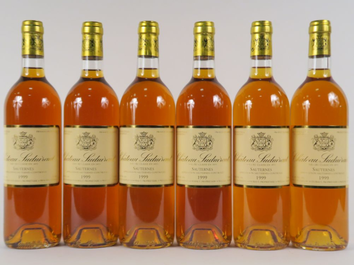 6 BOUTEILLES CHÂTEAU SUDUIRAUT 1er CC SAUTERNES - 1999