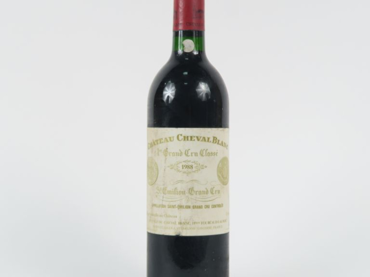 1 BOUTEILLE CHÂTEAU CHEVAL BLANC 1er GCC ST EMILION - 1988 - BG/ELS