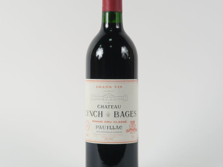 1 BOUTEILLE CHÂTEAU LYNCH BAGES GCC PAUILLAC - 1981 - BG/BOUCHON LEGER