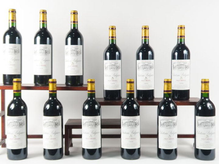12 BOUTEILLES CHÂTEAU BELGRAVE GCC HAUT MÉDOC - 1999 - CBO