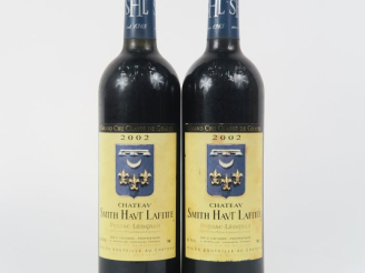 Vente aux enchères 2 BOUTEILLES CHÂTEAU SMITH HAUT LAFITTE GCC GRAVES - 2002