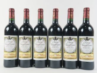 Vente aux enchères 6 BOUTEILLES CHÂTEAU RAUZAN GASSIES GCC MARGAUX - 2003 - CBO